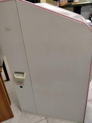 Sauna salvaspazio con interno in legno