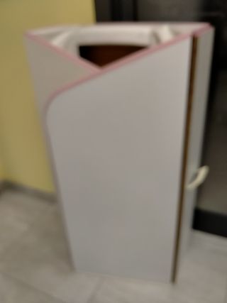 Sauna salvaspazio con interno in legno