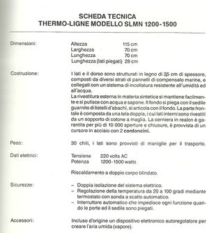 Sauna salvaspazio con interno in legno