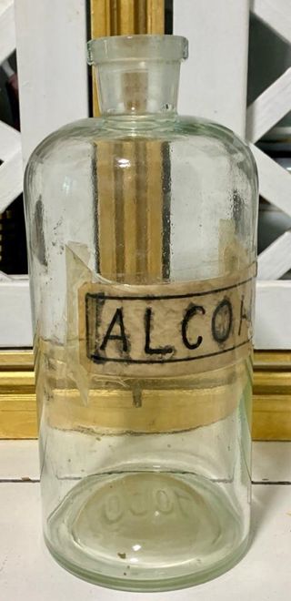 ANTIGUA BOTELLA DE FARMACIA