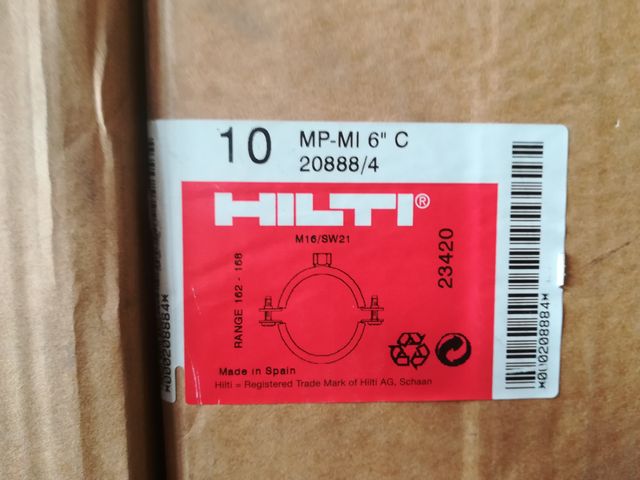 NUOVI Collari Hilty d. 6' o 125mm o 193,7 mm