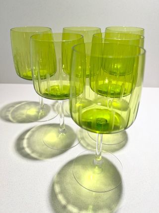 Juego seis copas vintage