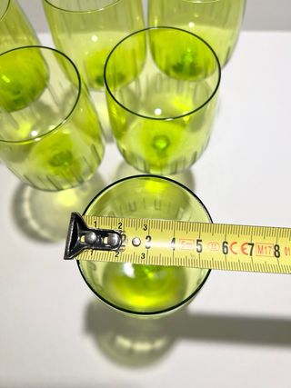 Juego seis copas vintage