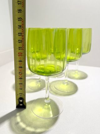 Juego seis copas vintage