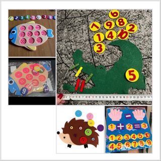 juguetes de tela DIY para aprendendizaje