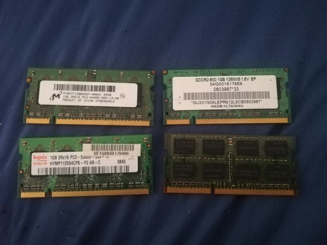 Memorias ram 1G