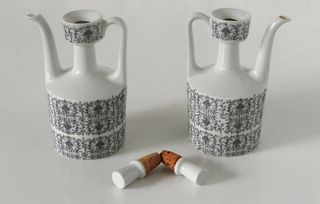 Aceitera y vinagrera Mid-Century 1960s
