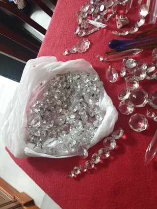 Apliques pared. Color plata.