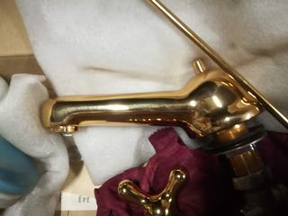 Pezzi per rubinetto per lavabo Id.St. Azimuth oro