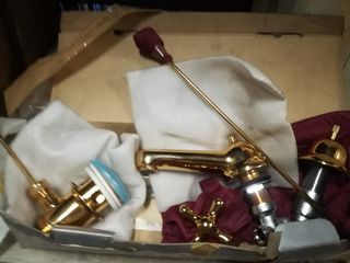 Pezzi per rubinetto per lavabo Id.St. Azimuth oro