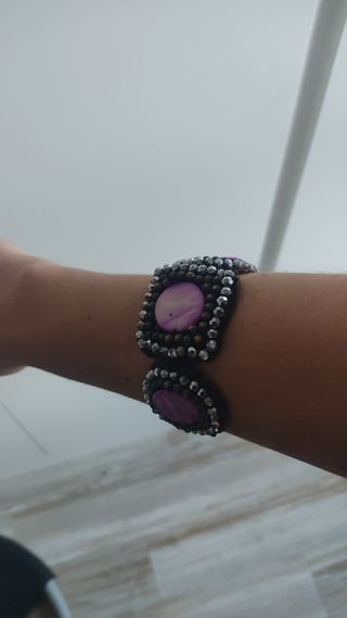 Pulsera pedrería mujer