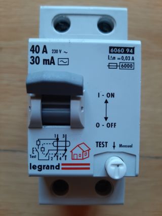 Interruptor diferencial 40A 30mA
