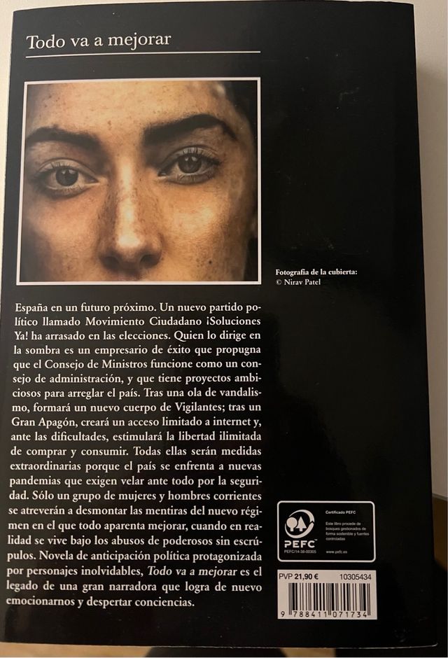 Todo va a mejorar, de Almudena Grandes