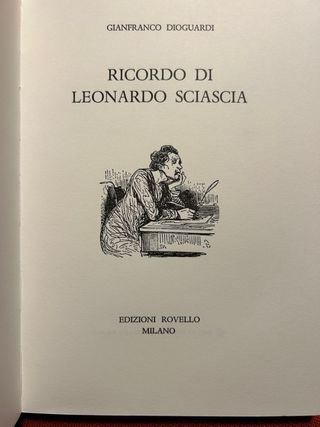 Gianfranco Dioguardi Ricordo di Leonardo Sciascia