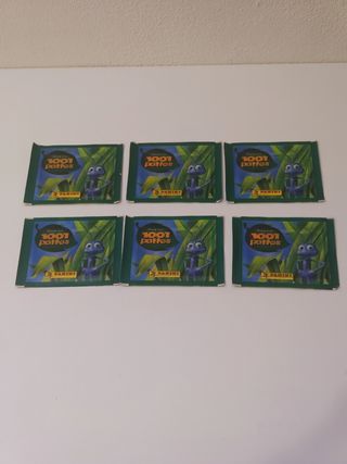 Lotto 6 Bustine Figurine Panini 1001 Pattes