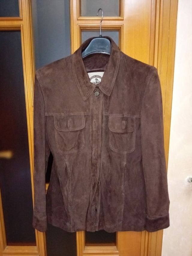 Giacca  vintage primaverile in pelle taglia M