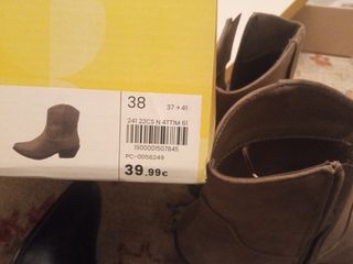 Botín campero nuevo 38 
