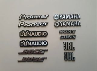 Emblema logotipo BOSE DYNAUDIO Pioneer Hi-fi