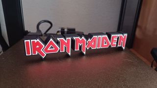Letrero Iron Maiden 3D 