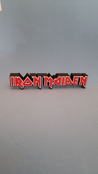 Letrero Iron Maiden 3D 