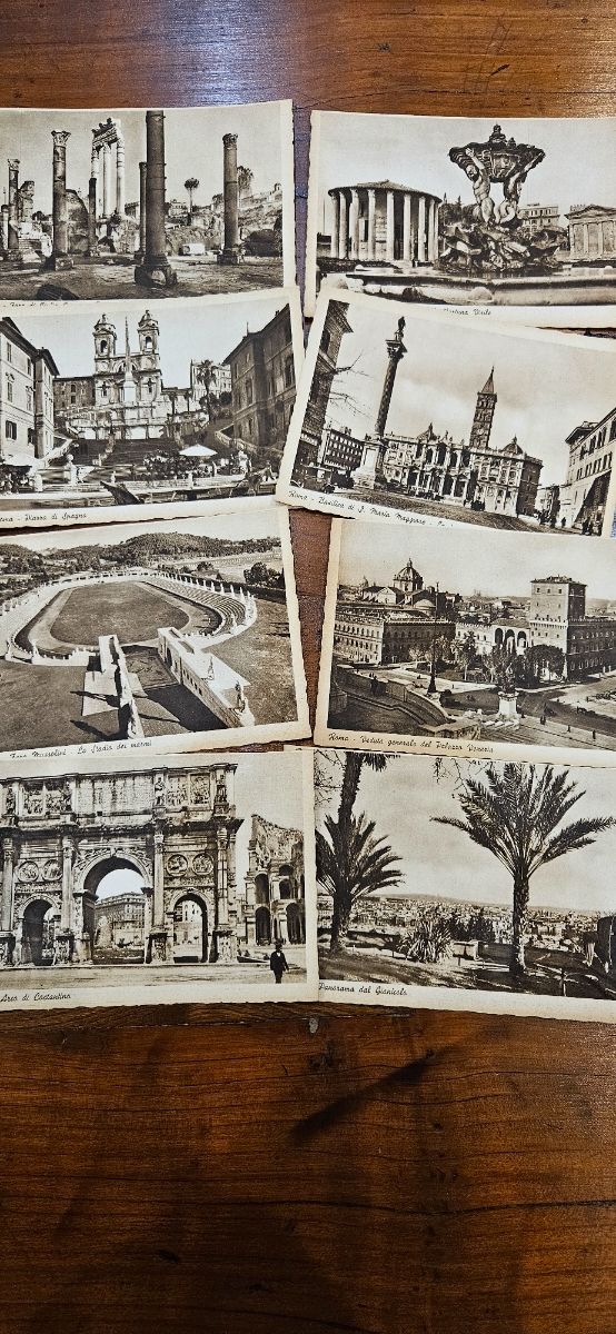 Set 8 cartoline di Roma