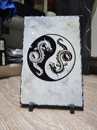 Piedra pizarra personalizada con foto