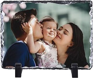 Piedra pizarra personalizada con foto