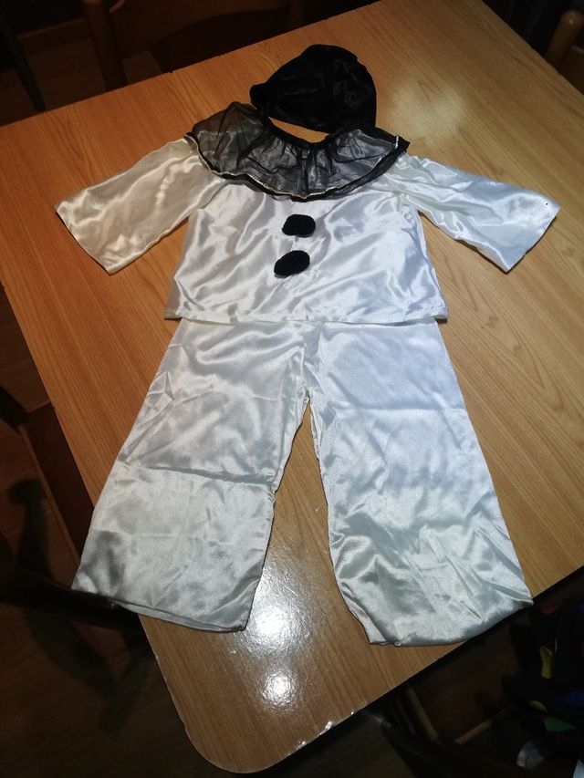 Disfraz niño de pierrot