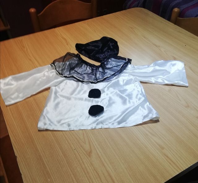 Disfraz niño de pierrot