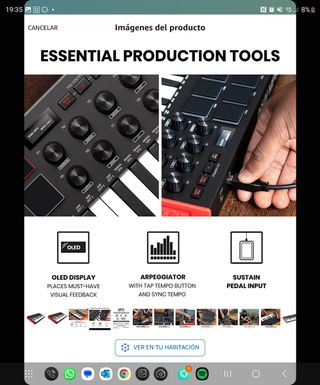 Akai Professional  mpk mini nuevo