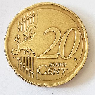 Malta 2008, 1ª edición, moneda de 20 cts “F”