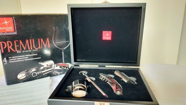 Set sommelier nuovo in scatola bormioli
