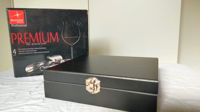 Set sommelier nuovo in scatola bormioli