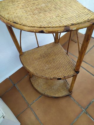 Estantería de Mimbre