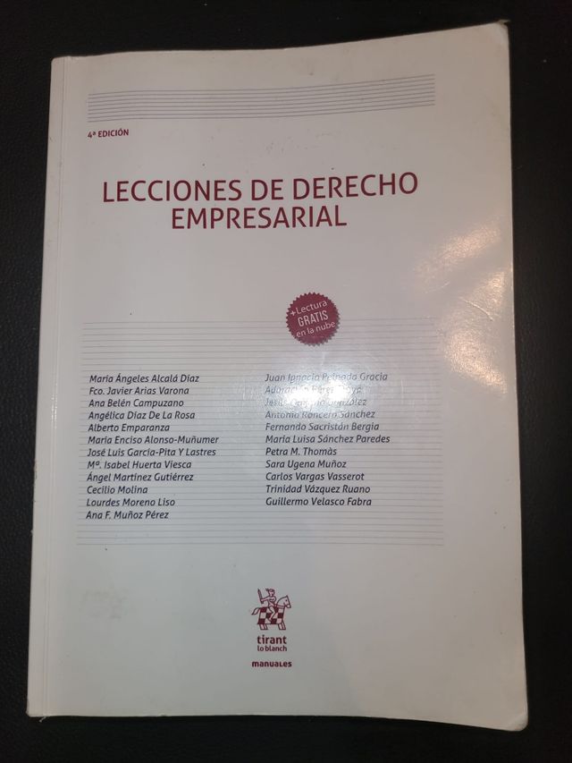 Lecciones de derecho empresarial