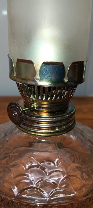 quinque de cristal ,procedencia francesa