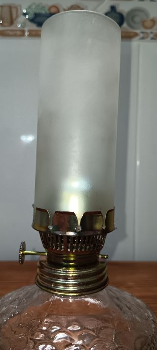 quinque de cristal ,procedencia francesa