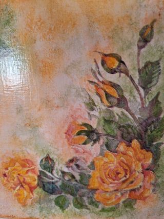 Tagliere decorato