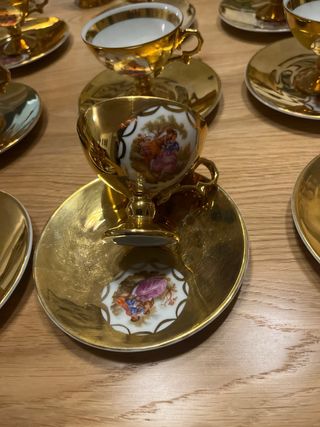 Juego de café de porcelana