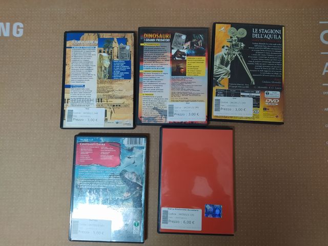 Film in DVD lotto da 5
