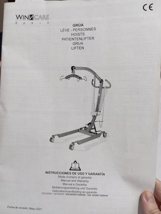 Grúa no usada + arnés