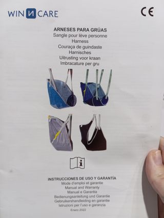 Grúa no usada + arnés