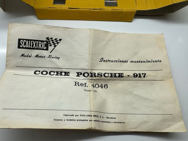 Scalextric Porsche 917 con caja