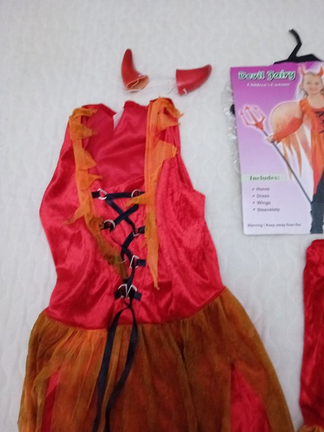 Disfraz de Hallowen .De niña