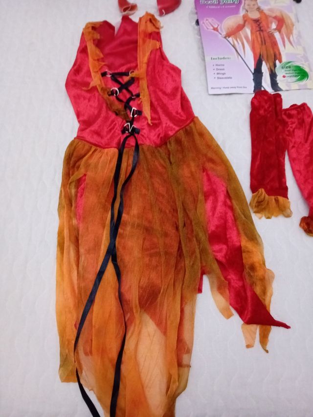 Disfraz de Hallowen .De niña