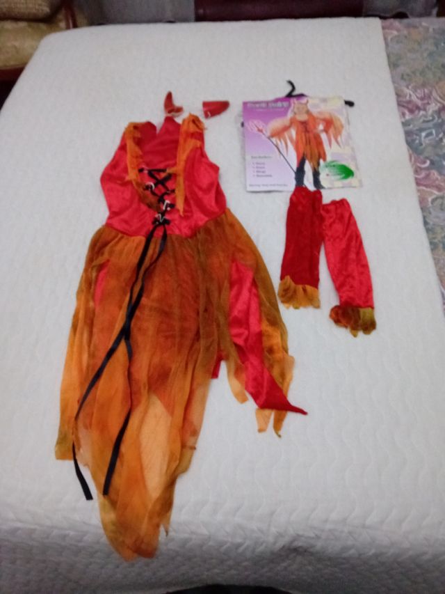 Disfraz de Hallowen .De niña