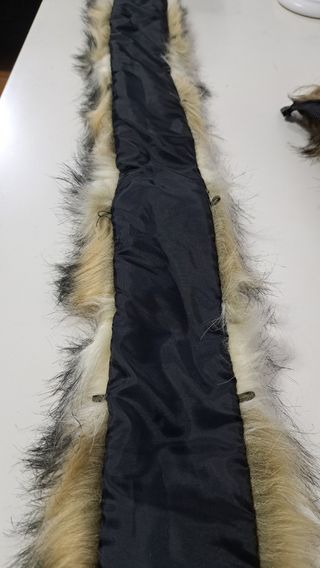 Pelo cuello chaqueta