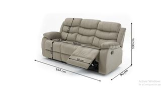 Oferta!! #Sofa Relax 3 plazas #Reclinable