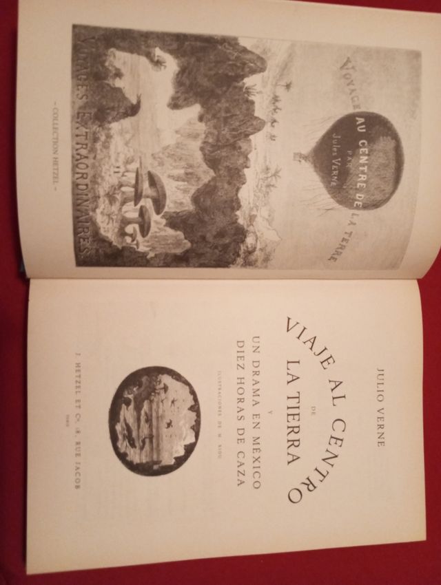 Libro "Viaje al centro de la Tierra"