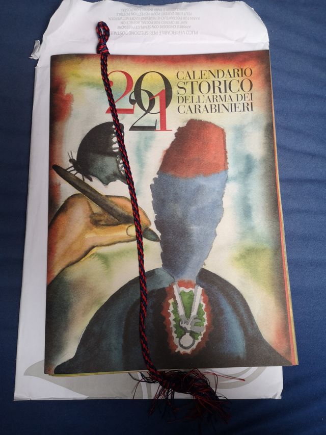 Calendario Arma dei carabinieri 2021